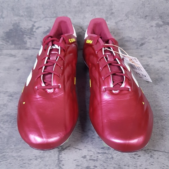 ADIDAS Copa Pure 2 Elite FG‎ Shadow Red Soccer Cleats Mens 12.5 Maroon White main image 4